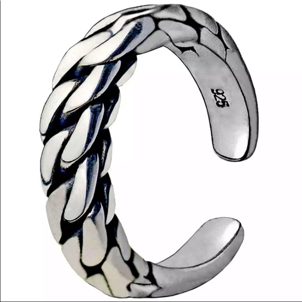 New Silver Unisex ring